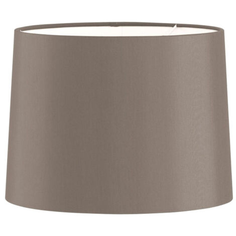 Lampenschirm rund Textil Kunststoff cappuccino braun Zubehör Ersatzteil zu  8997.01.32.0000 , DxH  25 x 18,5 cm
