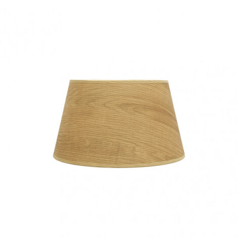 Lampenschirm salma e27 licht holz 30dx22dx17h konisch offen konisch