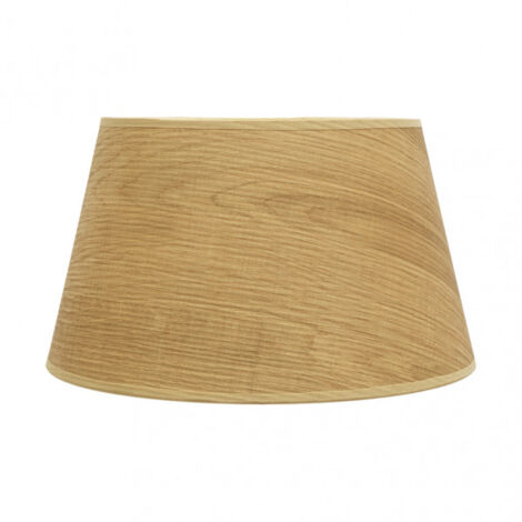 Lampenschirm salma e27 licht holz 45dx35dx30h konisch offen konisch
