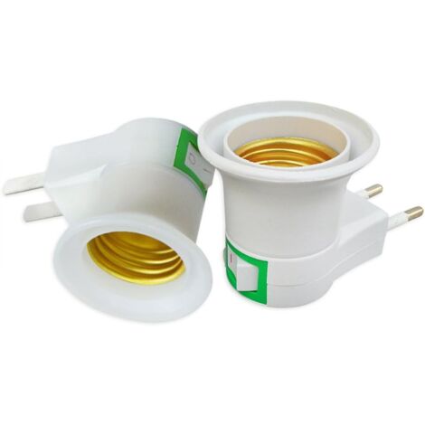 Lampensockel-Konverter, EU-Stecker, Sicherheitsschalter, Lampenfassung mit Ein-/Aus-Kontrollschalter, E27-Fassung, Lampenfassung, Lampenfassung von