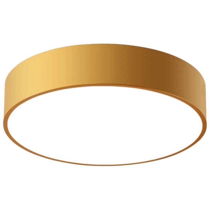 Plafonnier APP874-C classique or 50CM ronde 5-POINTS de lumière E27 50X8CM