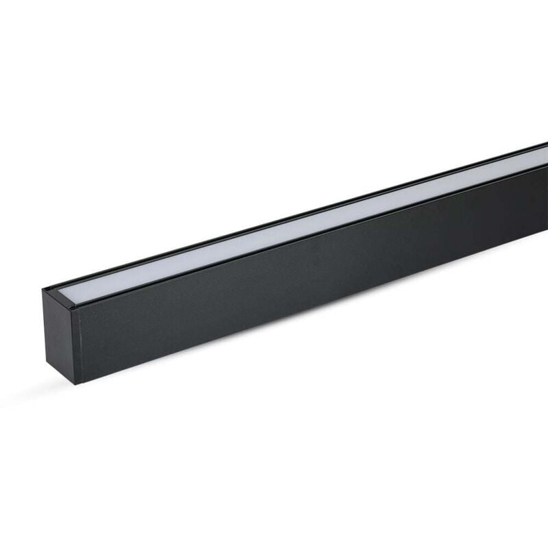 V-tac - led Slim Linear Light - Samsung - IP20 - Noir - 40W - 3270 Lumens - 6400K