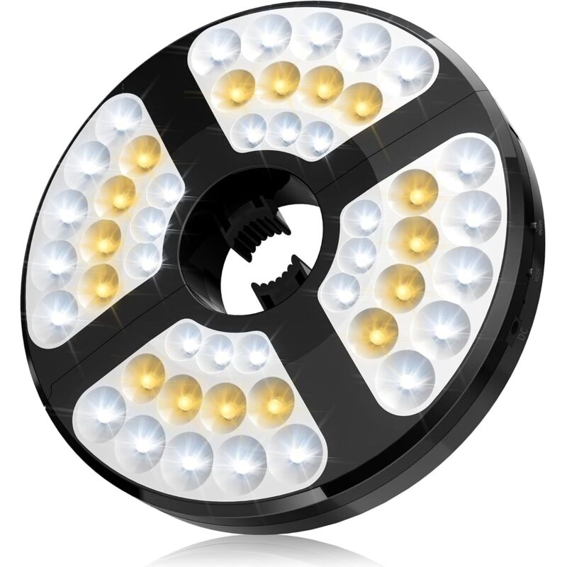 Lampes 48 led Rechargeable Lumiere de Parasol, avec 3 Modes d'Éclairage 72 Heures Luminaire sans Fil Réglable pour Parasol de Jardin Terrasse Patio Lampes 48 led Rechargeable Lumiere de Parasol, avec 3 Modes d'Éclairage 72 Heures Luminaire sans Fil Réglable pour Parasol de Jardin Terrasse Patio