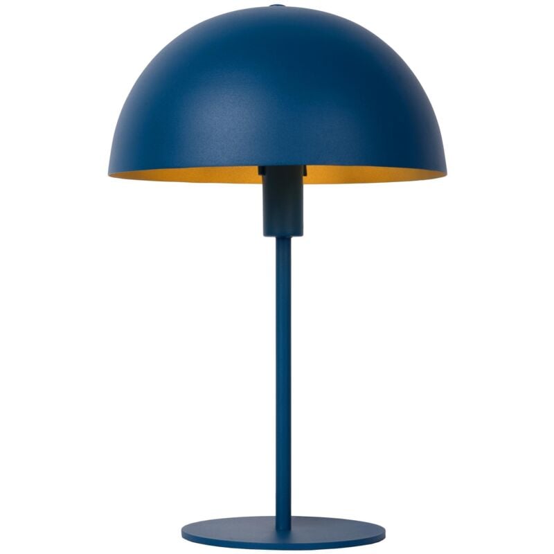 Lucide - siemon Lampe de table Diam. 25 cm 1xE14 Bleu