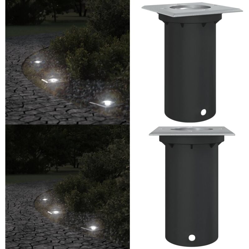 Lampes au sol d'extérieur carrée aluminium moulé sous pression - Lampe Exterieure - Éclairage Extérieur - Lampadaire Extérieur - Luminaire Extérieur