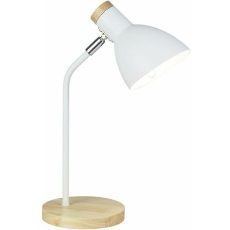 Lampes de bureau nordiques pour bureau à domicile, chambre à coucher, salle d'étude, dortoir d'université, lampe de bureau moderne pour bureau, lampes de bureau blanches pour bureau