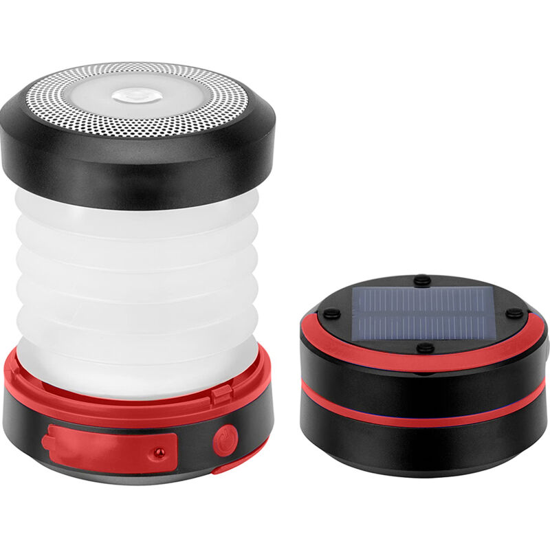 Lanternes solaires led pliables rechargeables usb et lampes de camping à énergie solaire pour randonnée
