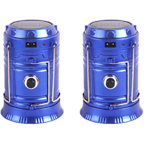 Lampes de campingLumière d'urgence ouraganLampe de tente de camping portable, bleue.139 cmVersion améliorée