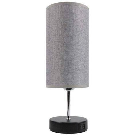 Lampes de Chevet à Commande Tactile, 3 Températures de Couleur et Luminosité Continue, Ports de Charge USB, Lampes de Chevet AmpoulesChambre d'enfants Bureau