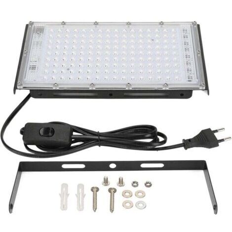 Lampes de culture pour plantes d'intérieur, lampe de culture LED à spectre complet 200 W, lampe de culture à 144 LED étanche IP65, panneau quantique à économie d'énergie, lampe de culture hydroponique