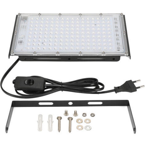 Lampes de Culture pour Plantes d'intérieur,200 W LED à Spectre Complet, IP65 étanche 144 Perles de Lampe LED Grow Light, Panneau quantique à économie d'énergie,Lampe de Culture pour Culture Hy
