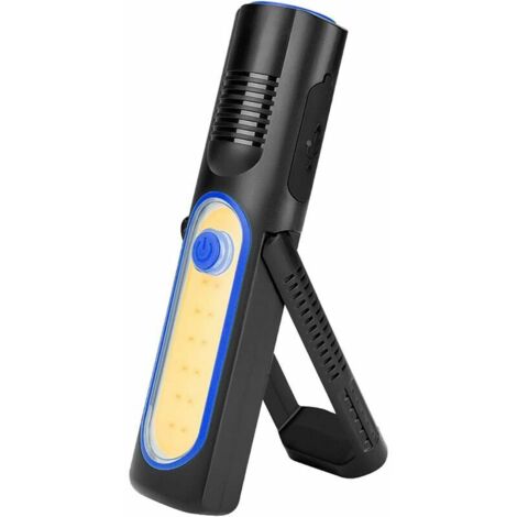 Lampes De Poche Rechargeables Multifonctionnelles, Feux De Travail De Maintenance d'urgence, éclairage De Voiture, Lampes Portatives Extérieures(bleu)