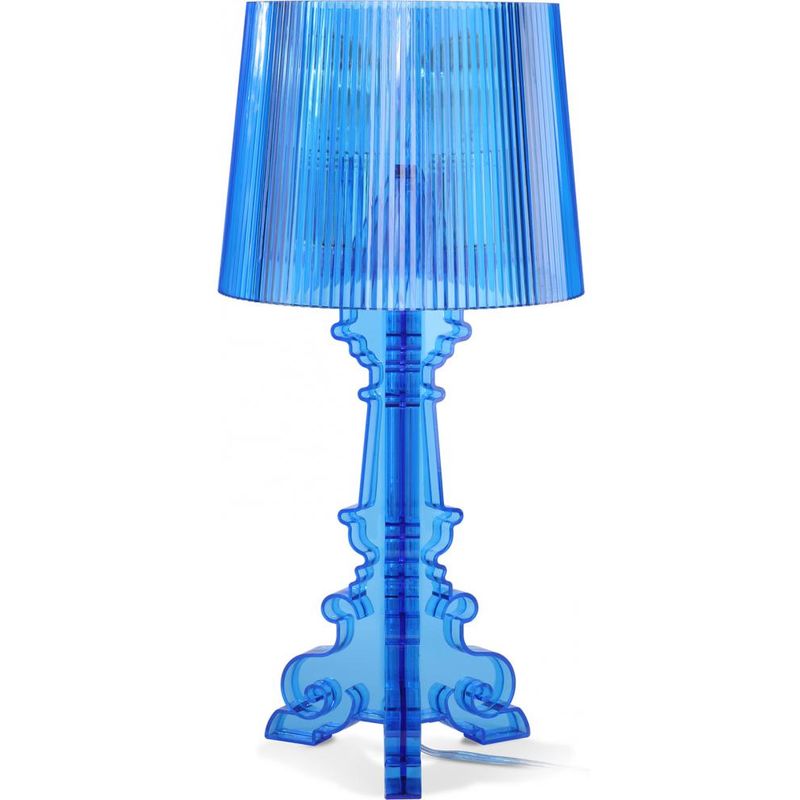 Lampe de Table - Petite Lampe de Salon Design - Bour Bleu clair - Acrylique, Plastique - Bleu clair