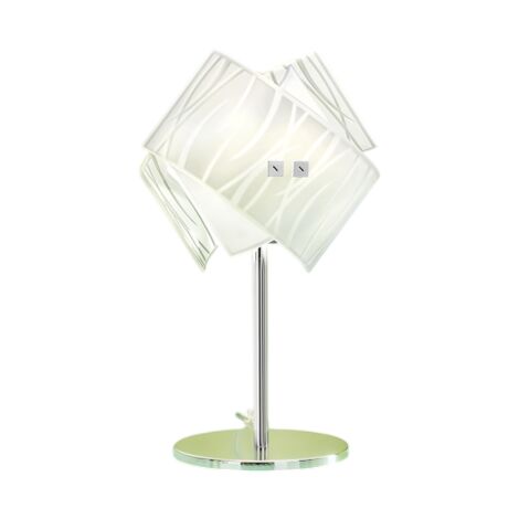 Lampes de table Agnese blanche 1XE14 max 1X42W IP20 - Applique murale LED - Douille E14