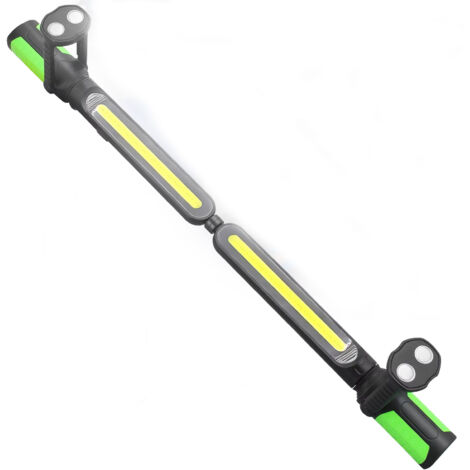 Lampes de travail LED rechargeables,Lampe Rechargeable avec Controle par Capteur,1400LM Lampe Rechargeable,4400mAh Lampe de Travail avec Crochets et Base Magnetique pour barbecue/automobile/atelier