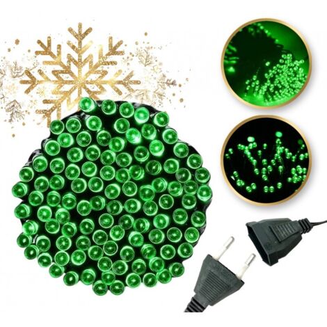 Lampes intérieures/extérieures 100 LED vertes LAMP01ZIE