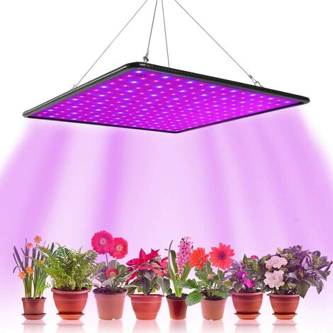 VOGEK Lampe de culture LED pour plantes dintérieur avec minuterie pour semis avec col de cygne réglable et pince de bureau 3 modes de commutation 10 paramètres de luminosité Noir 