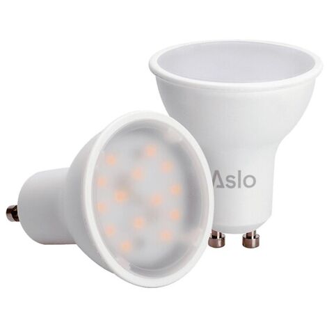 Lampes LED GU10 6W 400 lm 3000K - ASLO