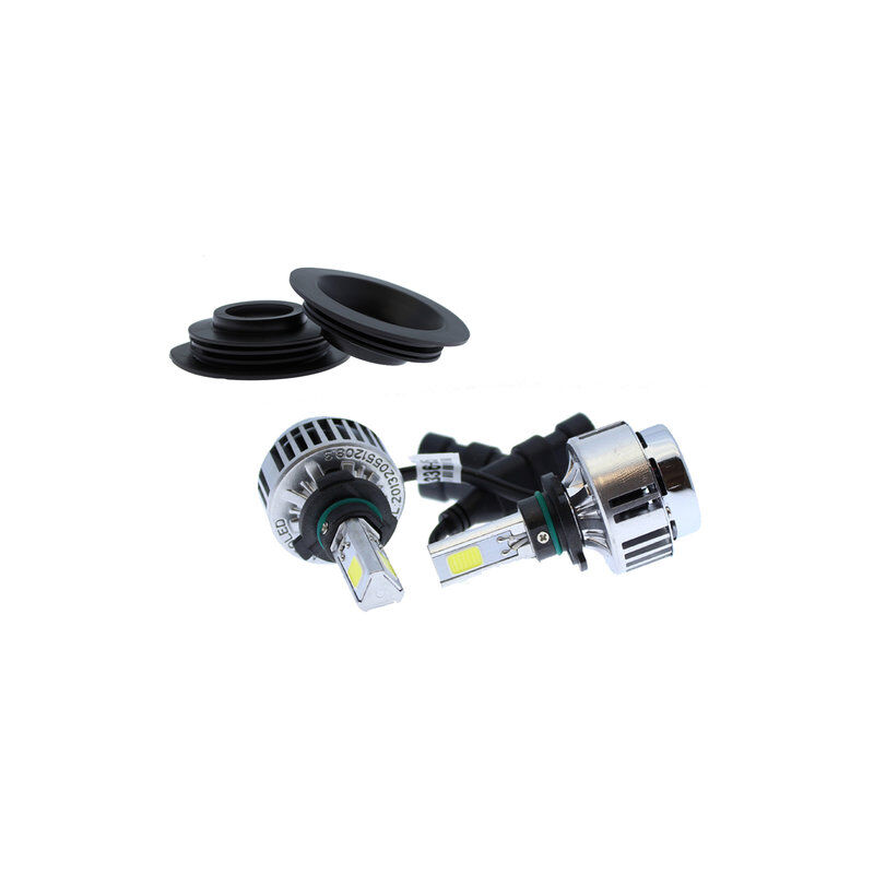 Yatek - Lampes led 9005 pour voiture et moto, feux de croisement, étanches, à allumage instantané, 6000K, 3300 lumens, 12V, 36 w