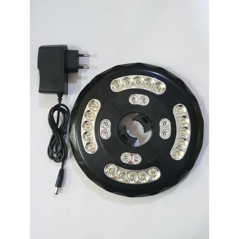 Aougo - Lampes Pour Parasol, Rechargeable 28 led Lumière de Parasol, Éclairage Lampe Parasol Patio 3 Modes de Luminosité, Luminaires Extérieure Pour