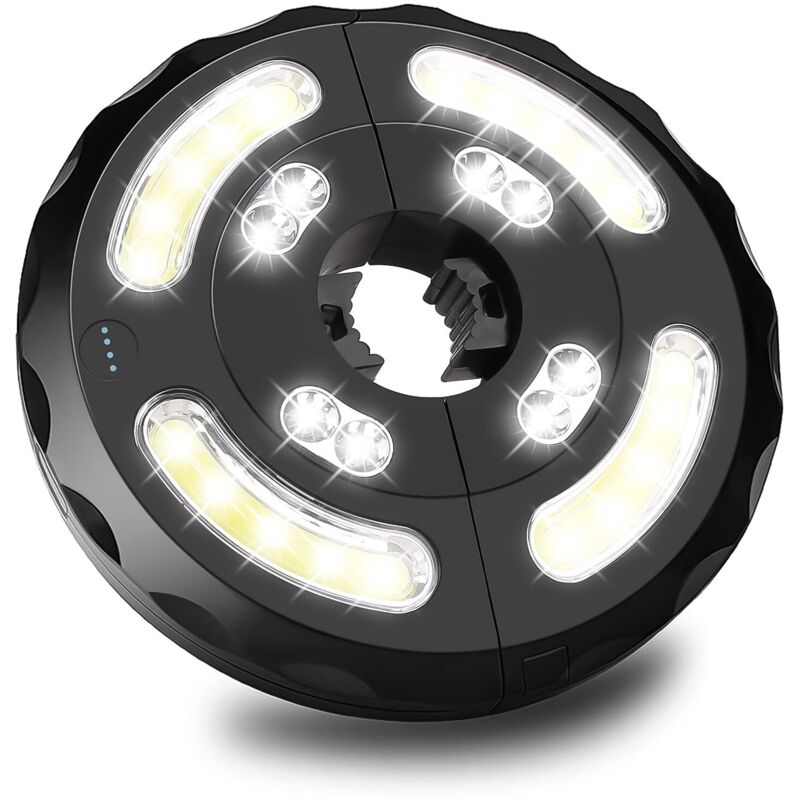 ​Lampes Pour Parasol Rechargeable, 28 LED Lumière de Parasol, Lumière de Parapluie de Jardin avec 3 Modes de Luminosité, éclairage Parasol Pour