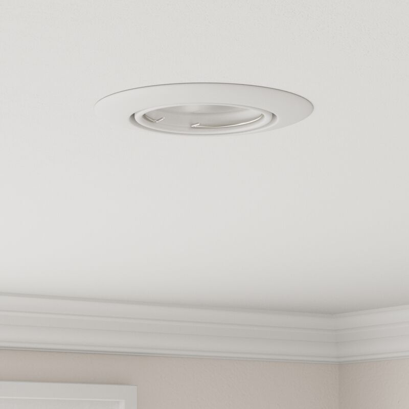 Vidaxl - Spots Encastrés 6 pcs Ronds GU10 Blanc Ø90 mm Acier