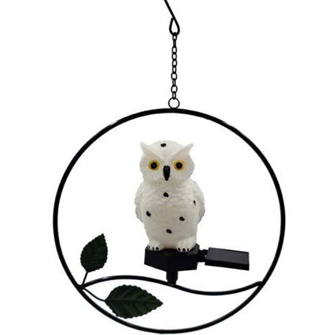 Lampes solaires à suspendre pour extérieur, lampes de jardin d'extérieur en forme de hibou - Lumière décorative pour extérieur, fête, jardin, terrasse