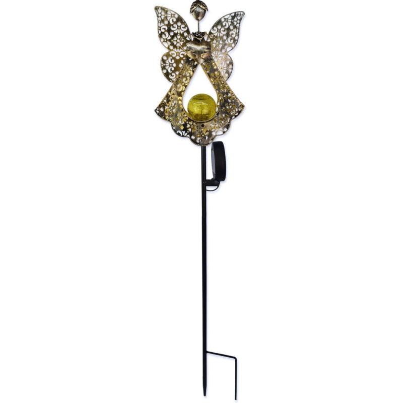 Lampes solaires de jardin sur piquet, lampe solaire sur piquet Angel, cadeau commémoratif