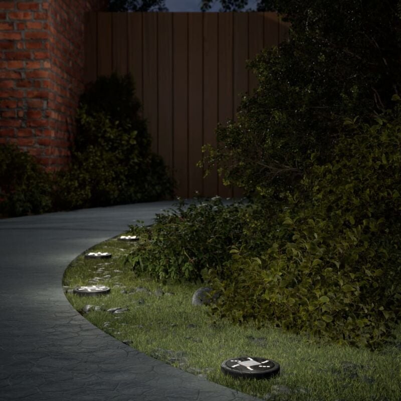 Vidaxl - Lampes solaires de sol et piquets de sol extérieur 4 pcs
