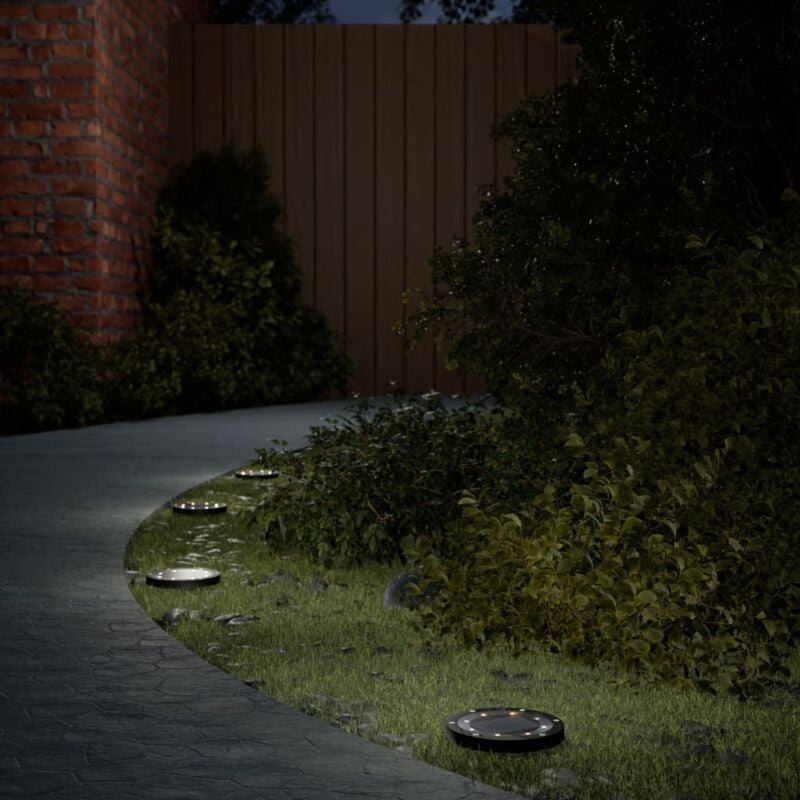 Vidaxl - Lampes solaires de sol et piquets de sol extérieur 4 pcs