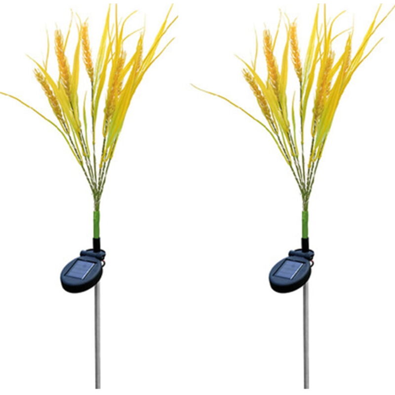 Feiyue - Lampes solaires décoratives d'extérieur sur piquet, éclairage de paysage solaire pour jardin et cour