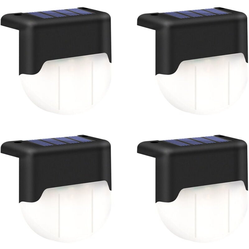 Lampes solaires d'extérieur à led, éclairage d'extérieur étanche, capteur de lumière, applique murale à led, lampe de clôture de jardin, veilleuse