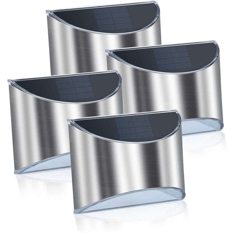 Lampes solaires d'extérieur, applique murale solaire à LED