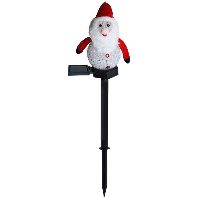 Lampes solaires d'extérieur, éclairage led d'extérieur étanche pour jardin, pelouse, bonhomme de neige, prise de terre, veilleuse pour jardin, cour,