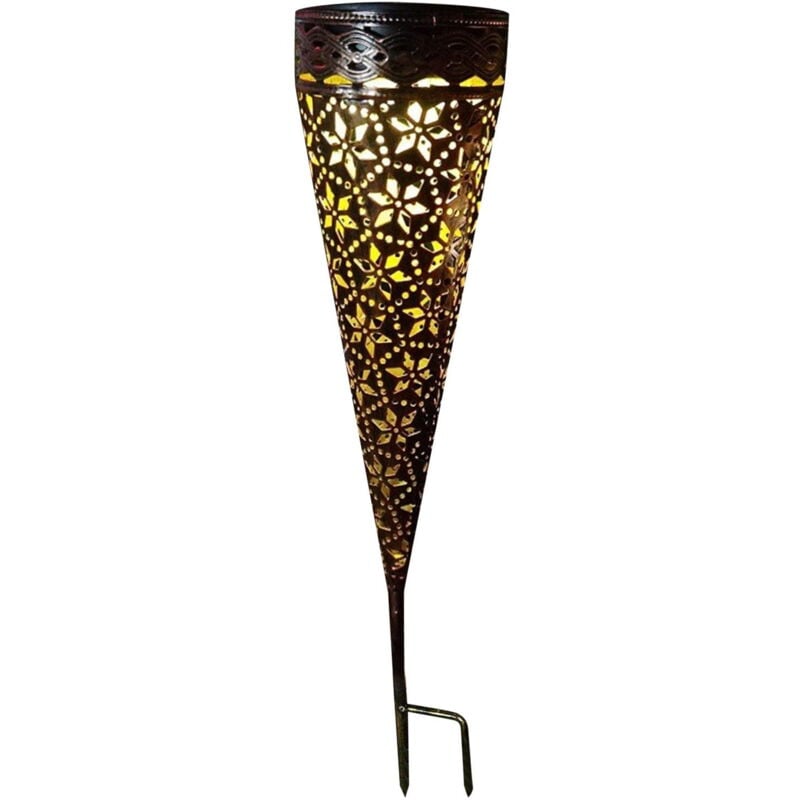 Feiyue - Lampes solaires d'extérieur, éclairage led étanche à énergie solaire, éclairage d'ambiance en forme de fleur, veilleuse pour jardin, cour,