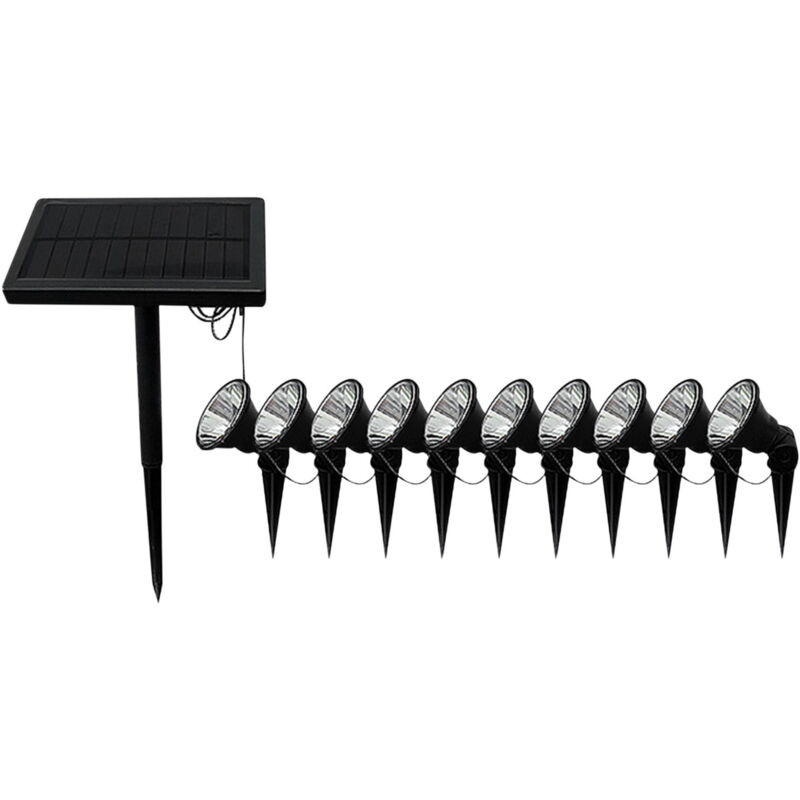 Lampes solaires d'extérieur, éclairage led étanche, éclairage de jardin, éclairage de bassin rvb, éclairage de paysage extérieur IP68, veilleuse pour