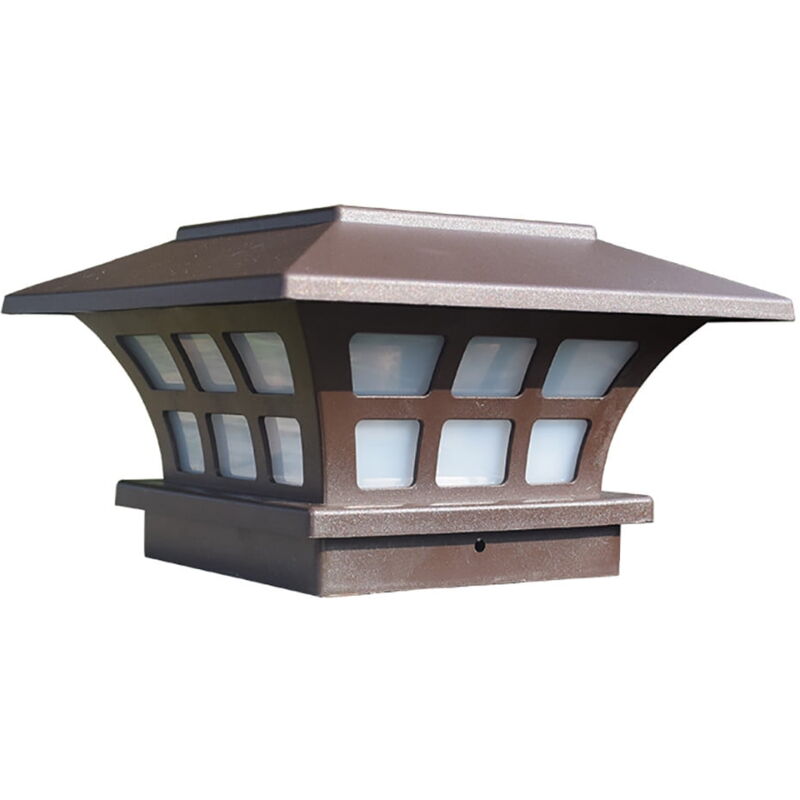 Lampes solaires d'extérieur, lampe led d'extérieur étanche, colonne lumineuse décorative d'extérieur, lumière chaude, veilleuse pour jardin, cour,