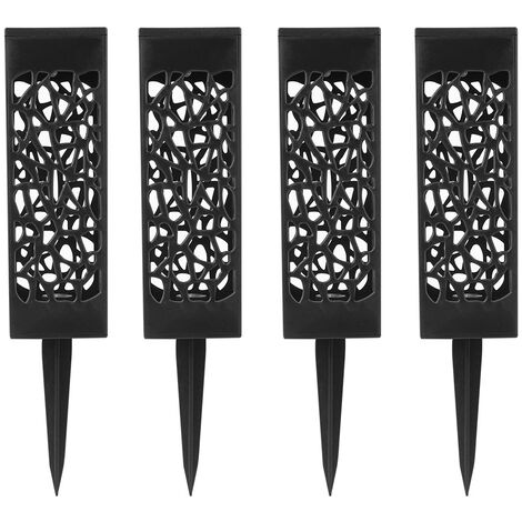 Lampes solaires imperméables extérieures de piquet de lumière LED de pelouse pour la voie de cour de jardin