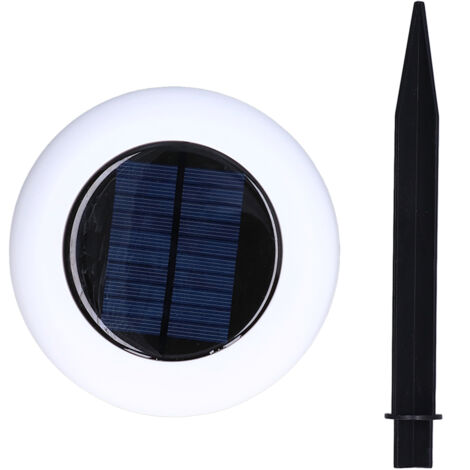 Lampes solaires pour cour Lampe colorée pour allée avec piquet d'ancrage au sol Étanche pour jardin extérieur et pelouse domestique