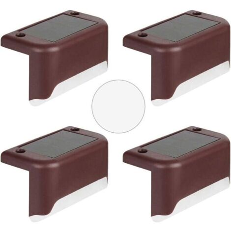 Lampes Solaires sur Piquet de Jardin LED – Lot de 4 pour Allée, Terrasse, Pelouse, Clôture et Paysage Extérieur
