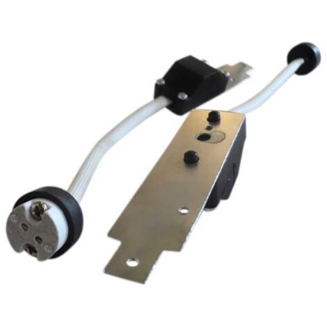 Lampesecoenergie – Douille GU5.3 complète avec raccord protégé – Céramique – Compatible ampoules halogènes et LED – Longueur fils 15 cm – Normes CE, VDE, RoHS