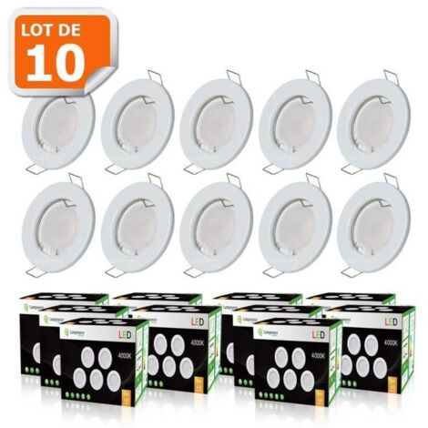 Lot de 10 Spot LED Encastrable 5W RIZE CCT RT2020 IP65