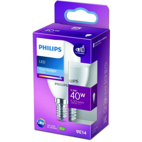 Lampina led lustre Philips e14 5w(40w) 6500k