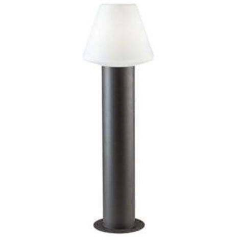 Lampioncino da esterno palo illuminazione da giardino 60 cm grigio