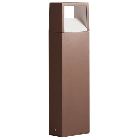 Lampioncino esterno gea led ges1161 50h led cct marrone lampada terra classico alluminio