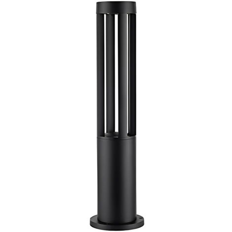 Lampioncino Led Mandir 15W Nero 60cm IP65 Bianco caldo 3000K Wisdom