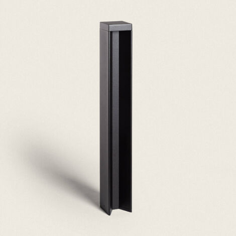 Lampioncino per Esterni LED 65 cm 8W Alluminio Renald Nero Nero