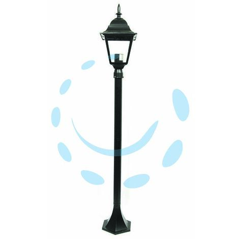 LAMPIONCINO SU PALO MODELLO NEW YORK NERO