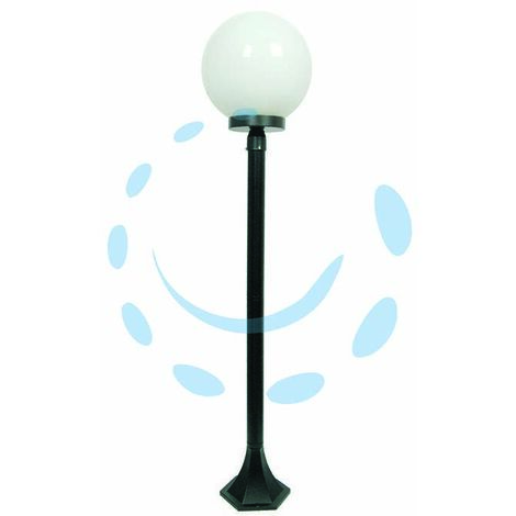 LAMPIONCINO SU PALO MODELLO SFERA NERO