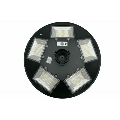 Lampione 300 Watt Faro Solare LED UFO Sensore Movimento Luce Fredda Con Telecomando IP66